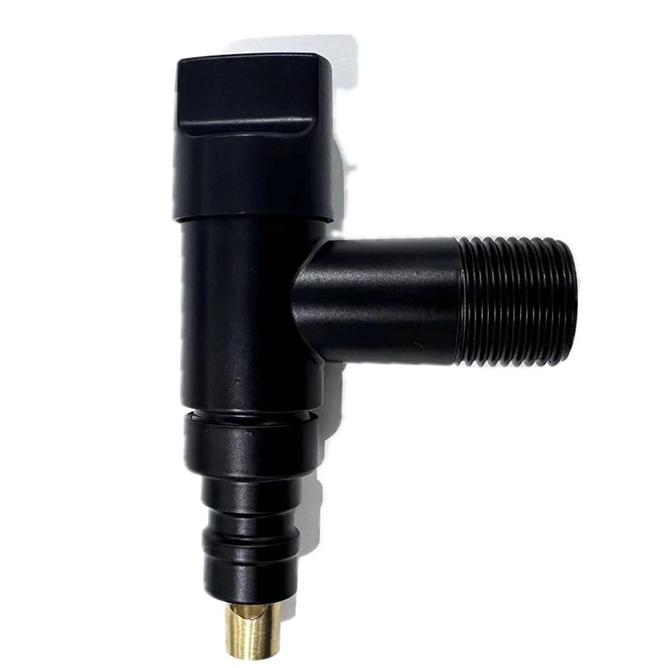 Black Square Knob Stop Valve សម្រាប់ម៉ាស៊ីនបោកគក់