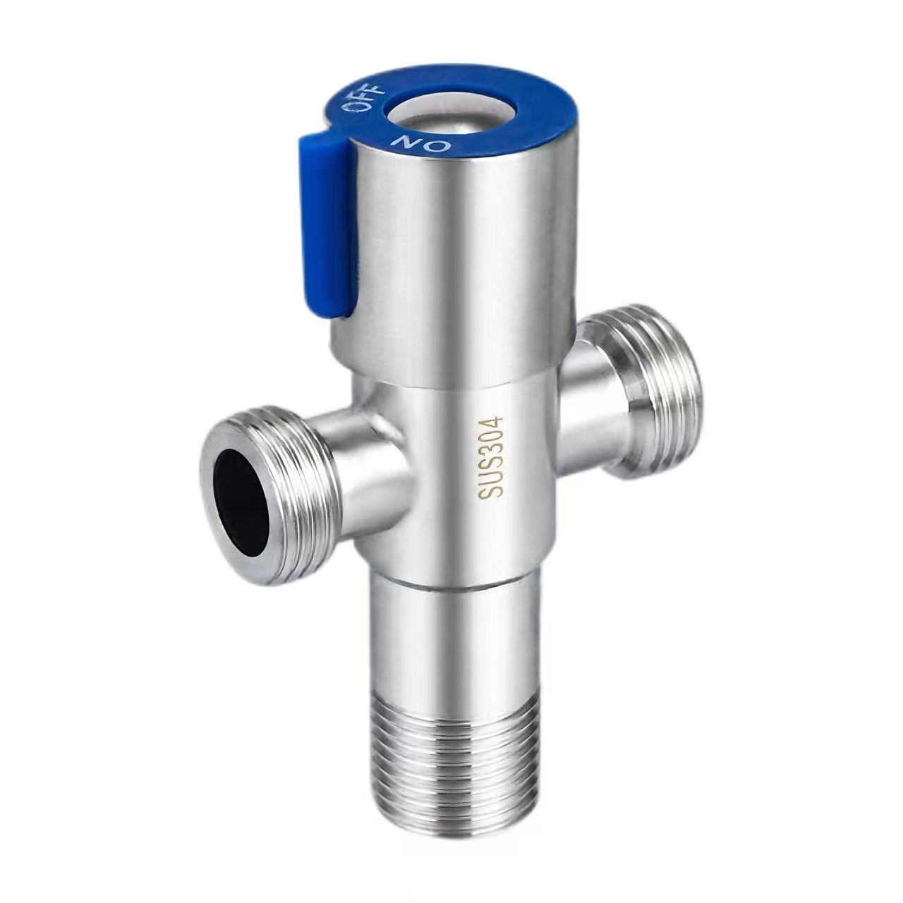 Blue Handle 180° Dual Outlet សន្ទះបិទបើកបីផ្លូវ