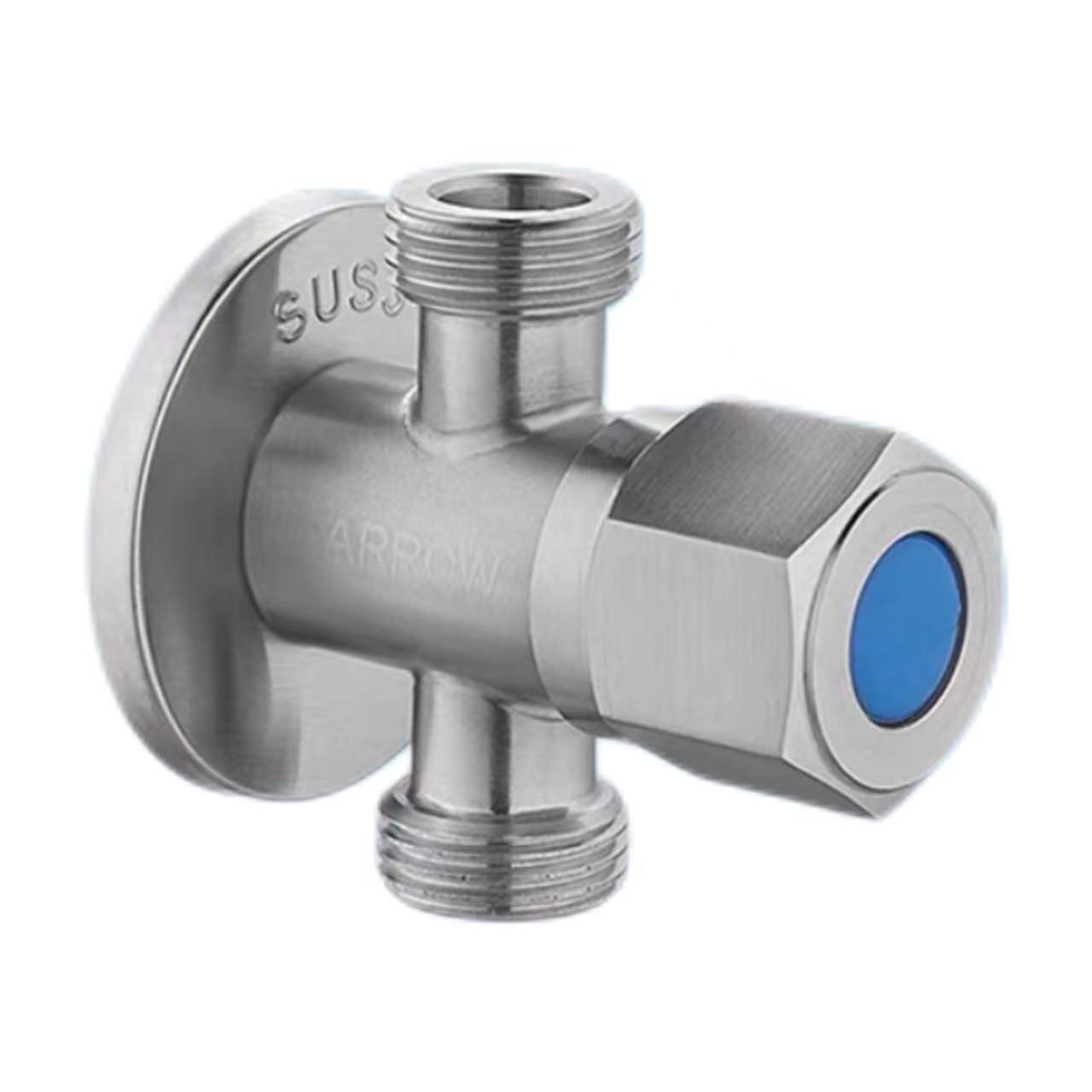 Brushed Stainless Steel Valve Diverter បីផ្លូវ Brushed Stainless Steel Valve Diverter បីផ្លូវ