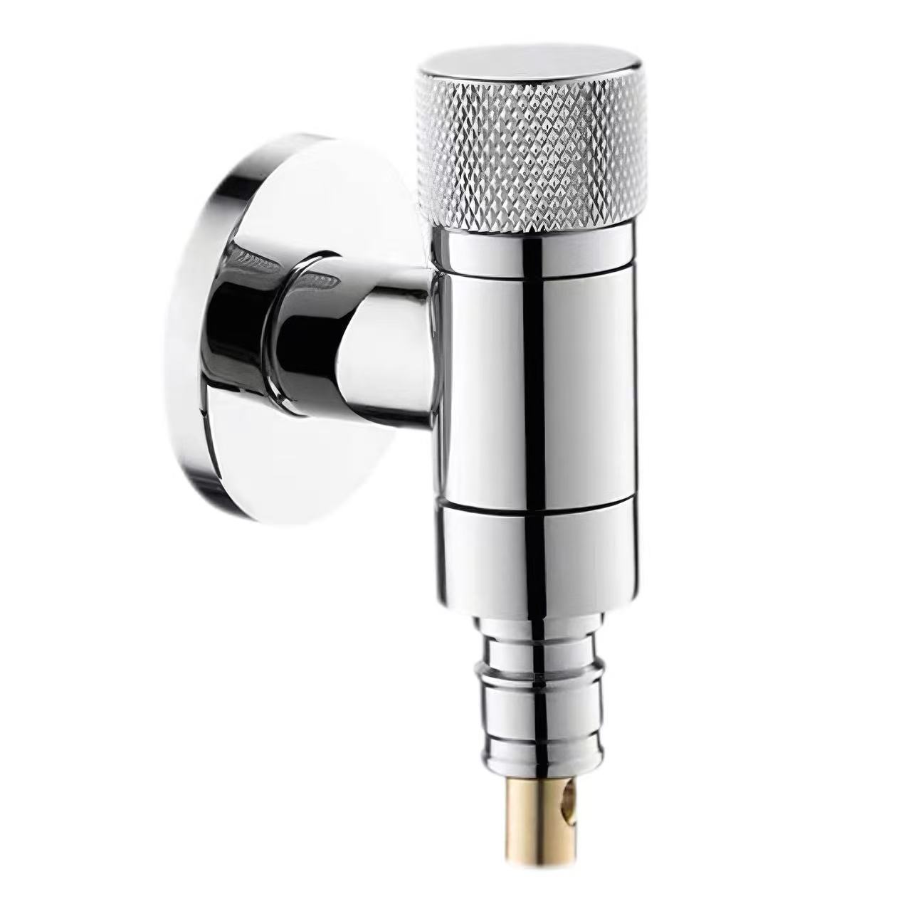 Knurled Handle Anti-Overflow ម៉ាស៊ីនបោកគក់ សន្ទះបិទបើកទឹក។ Knurled Handle Anti-Overflow ម៉ាស៊ីនបោកគក់ សន្ទះបិទបើកទឹក។