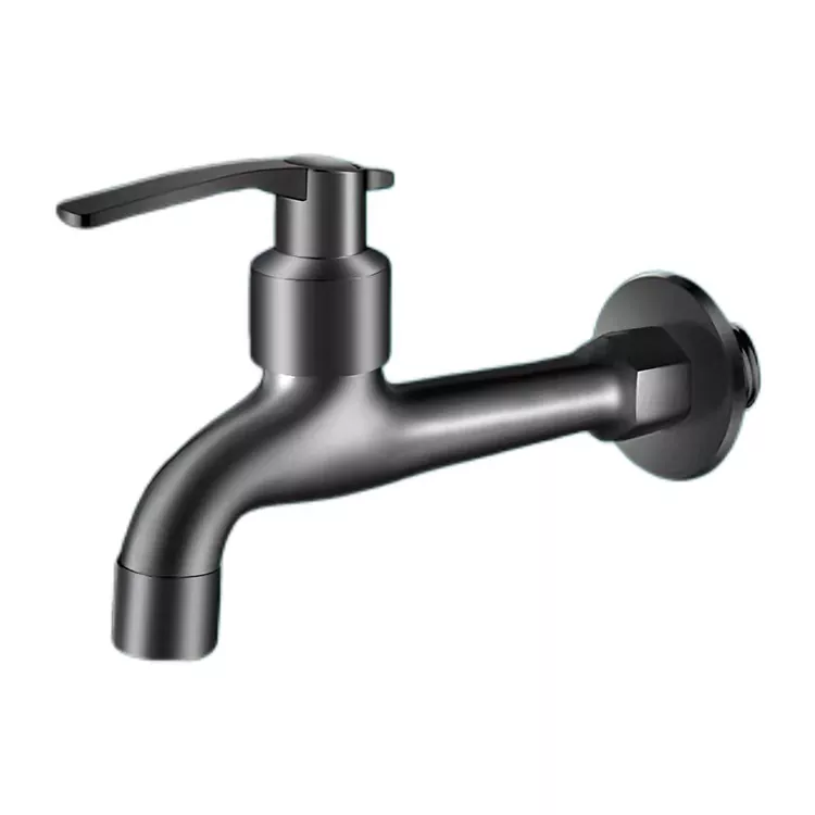 ជញ្ជាំងតូចបំផុតបានម៉ោន faucet ត្រជាក់តែមួយជាមួយនឹងប្រវែងពង្រីក