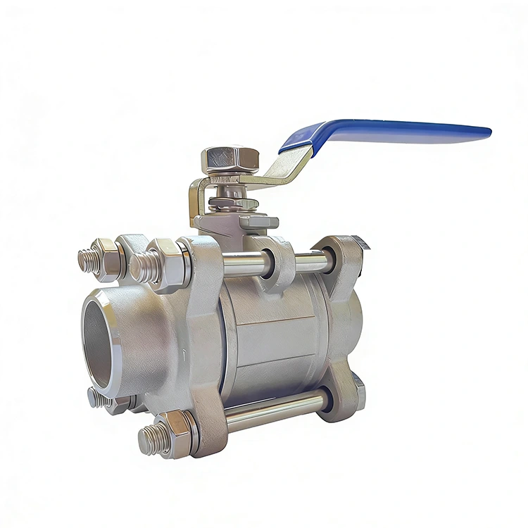 PN16 3PC រន្ធ Weld Ball Valve
