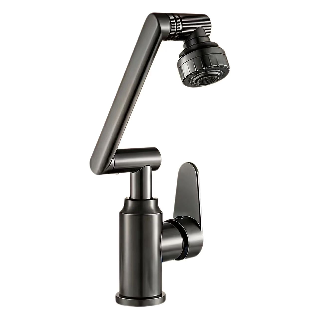 បង្វិលដៃមនុស្សយន្ត Faucet អាងទឹកក្តៅ និងត្រជាក់