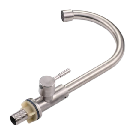Single-Hole Quick-Install 360° Rotating Kitchen Faucet ក្តៅ និងត្រជាក់