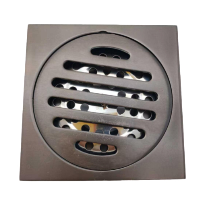 Titanium Gray Shield Square Drain